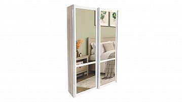 Гардеробная Keep (Кип), слайдинг, модуль 075*236*035, набор 3, цвет Дуб новато светлый + Дверь МДФ 1.2 Белый