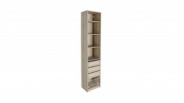 Гардеробная Keep (Кип), модуль 50*236*35, набор 3, Дуб новато светлый
